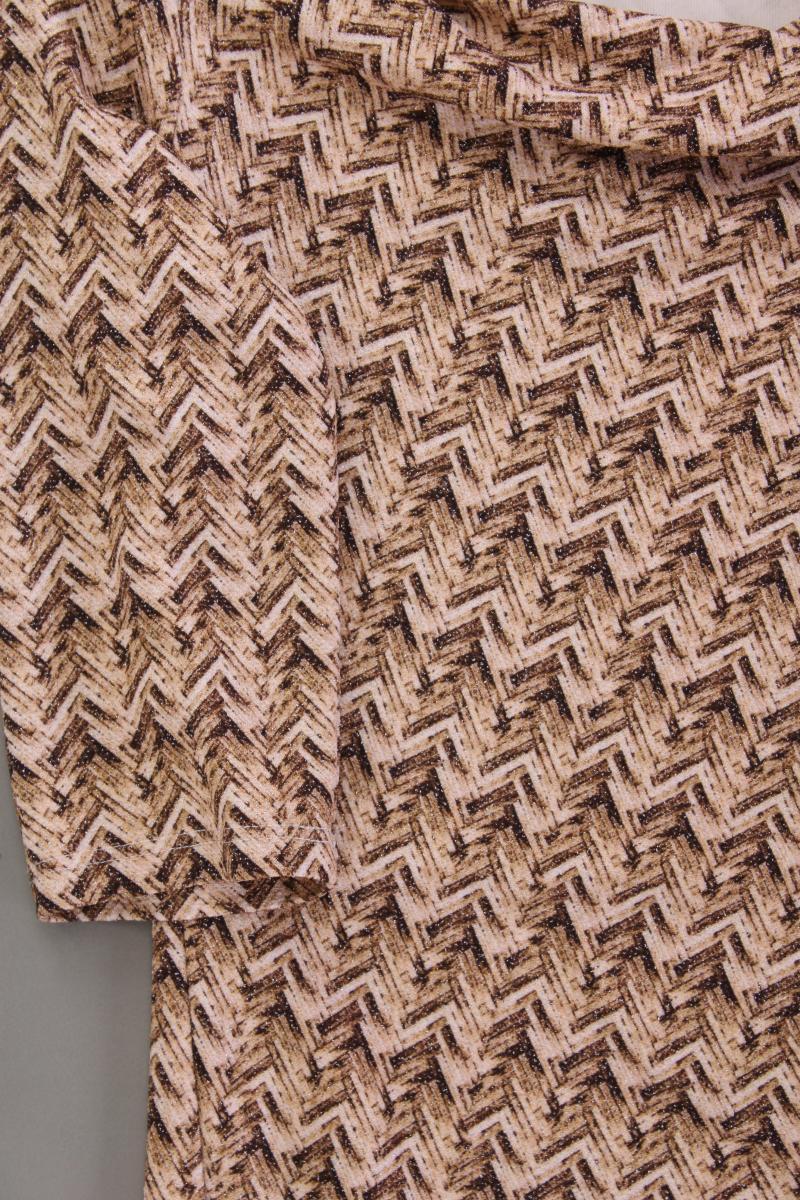 UTA RAASCH Etuikleid Gr. 38 neuwertig 3/4 Ärmel mit Glitzer creme