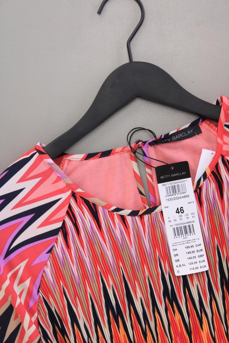 Betty Barclay Kurzarmkleid Gr. 46 geometrisches Muster neu mit Etikett