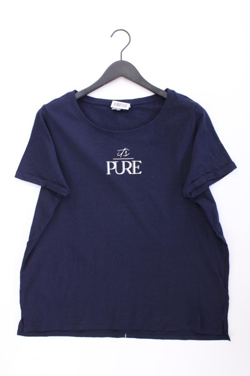 Street One T-Shirt Gr. 46 Kurzarm blau