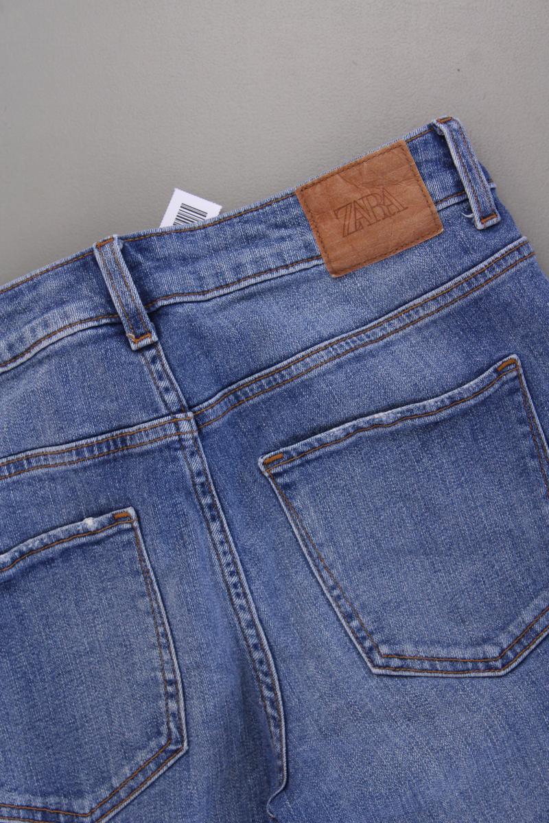 Zara Skinny Jeans Gr. 38 blau aus Baumwolle