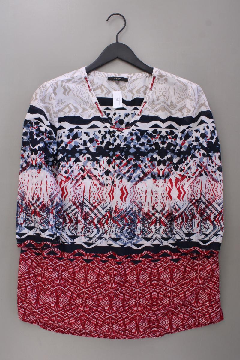 Bonita Classic Bluse Gr. 46 3/4 Ärmel mehrfarbig aus Baumwolle