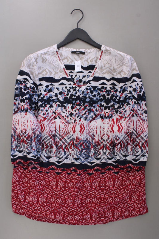 Bonita Classic Bluse Gr. 46 3/4 Ärmel mehrfarbig aus Baumwolle