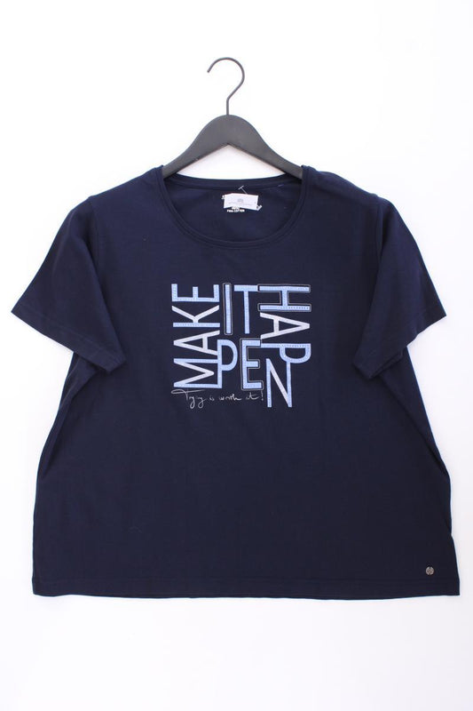Steilmann Printshirt Gr. 48/50 neuwertig Kurzarm blau