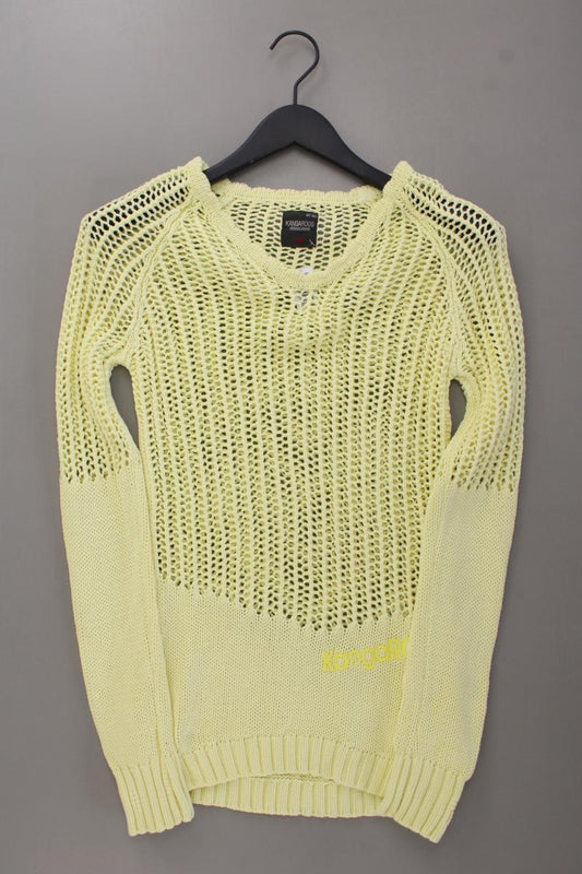 Kangaroos Langarmpullover Gr. 36/38 gelb aus Baumwolle