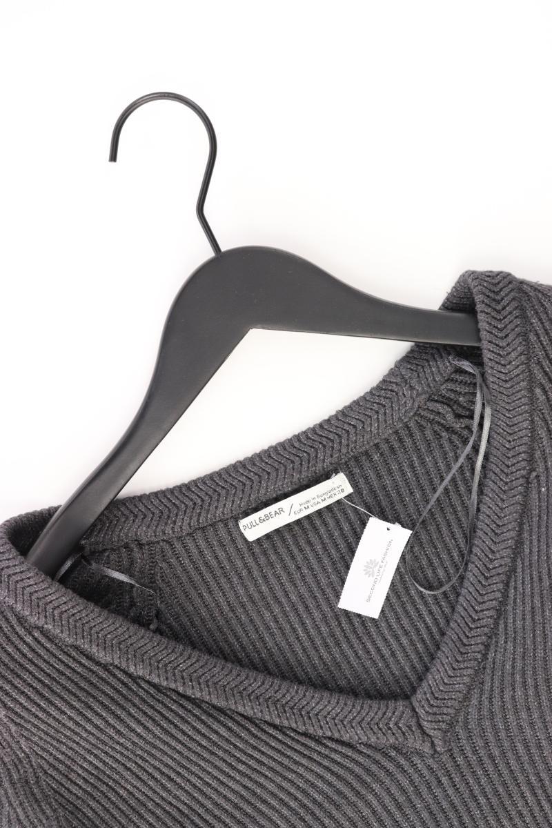 Pull&Bear Grobstrickpullover Gr. M grau aus Polyester