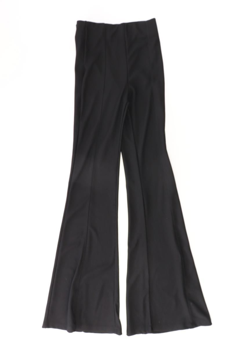 Bershka Stretchhose Gr. S schwarz aus Polyester