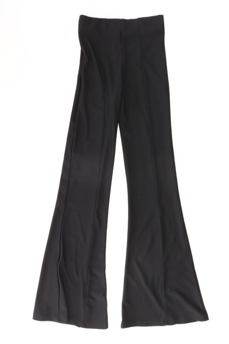 Bershka Stretchhose Gr. S schwarz aus Polyester