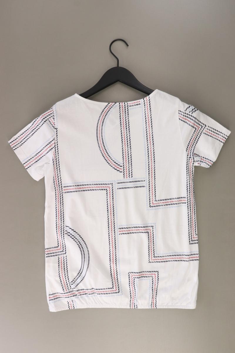 Kenny S. Printshirt Gr. 36 Kurzarm weiß aus Baumwolle