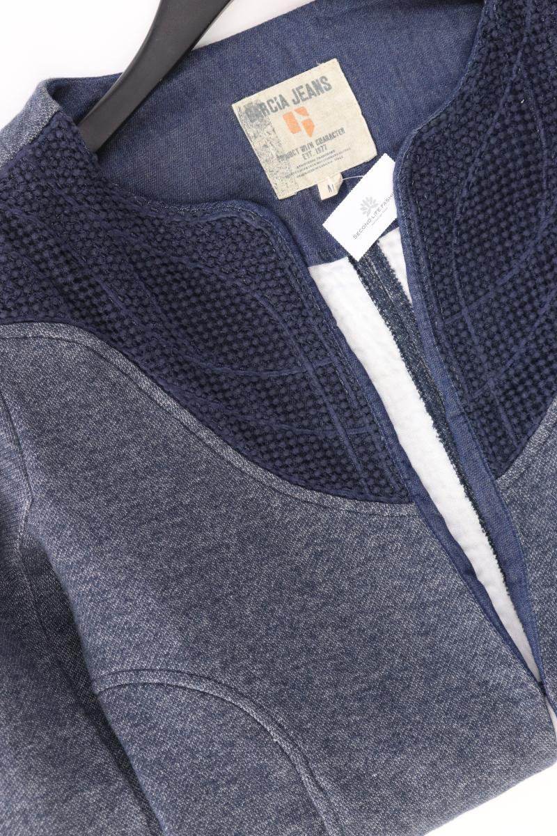 Garcia Jeans Regular Cardigan Gr. M Langarm blau aus Baumwolle