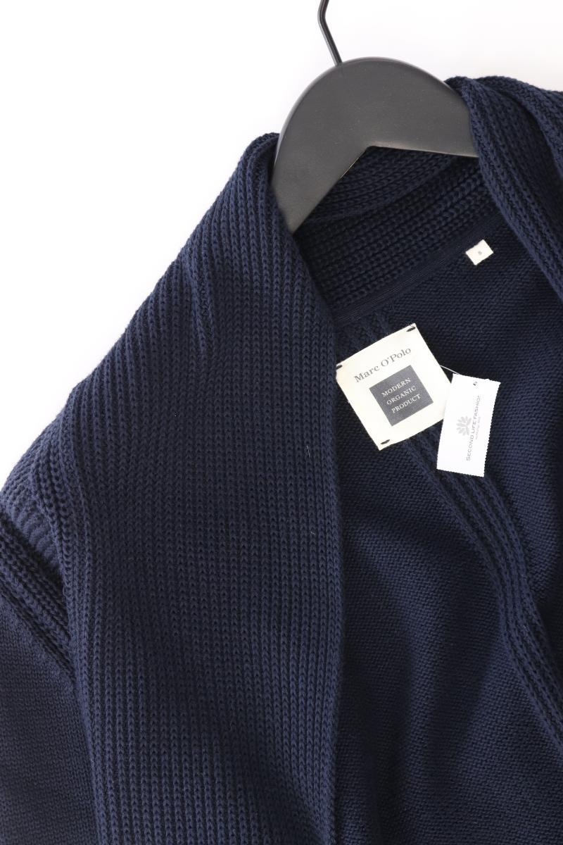 Marc O'Polo Strickjacke Gr. S Langarm blau aus Baumwolle