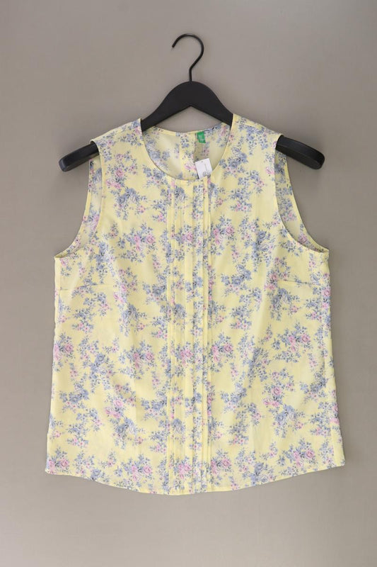 United Colors of Benetton Ärmellose Bluse Gr. S gelb aus Polyester