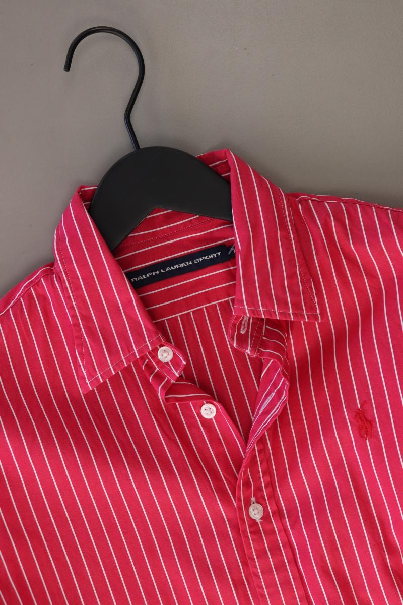 Ralph Lauren Sport Langarmhemd für Herren Gr. UK 10 (S) gestreift pink