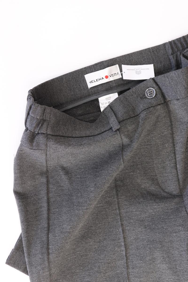 Helena Vera Stoffhose Gr. 40 grau aus Viskose