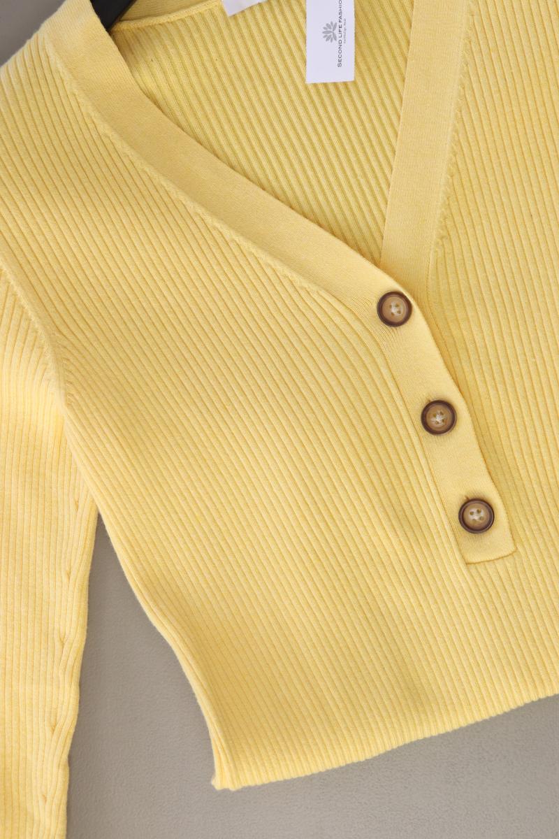 edc by Esprit Feinstrickpullover Gr. S gelb aus Baumwolle