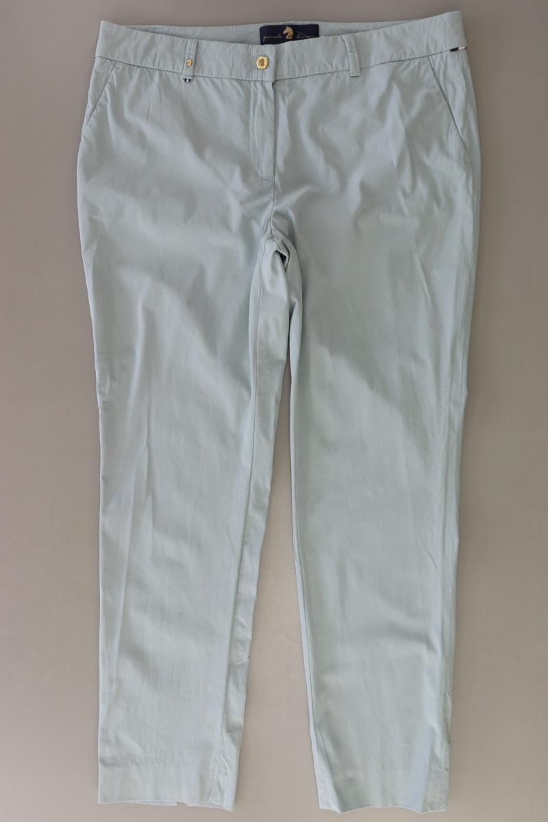 Pamela Henson Stoffhose Gr. 44 türkis aus Baumwolle