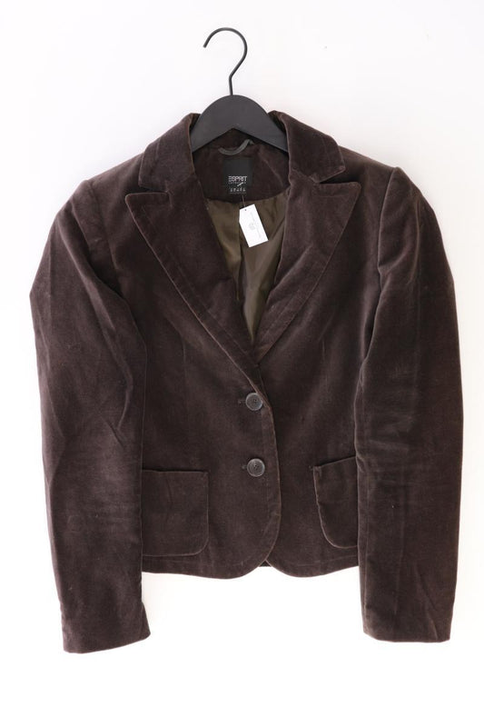 Esprit Collection Samtblazer Gr. 36 braun aus Baumwolle