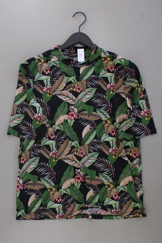Kim & Co. Printshirt Gr. M mit Blumenmuster neuwertig Kurzarm mehrfarbig