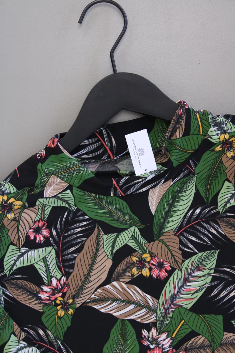 Kim & Co. Printshirt Gr. M mit Blumenmuster neuwertig Kurzarm mehrfarbig