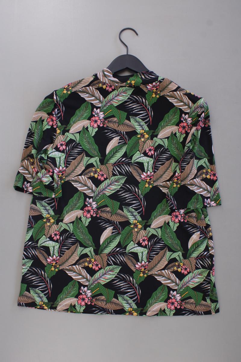 Kim & Co. Printshirt Gr. M mit Blumenmuster neuwertig Kurzarm mehrfarbig