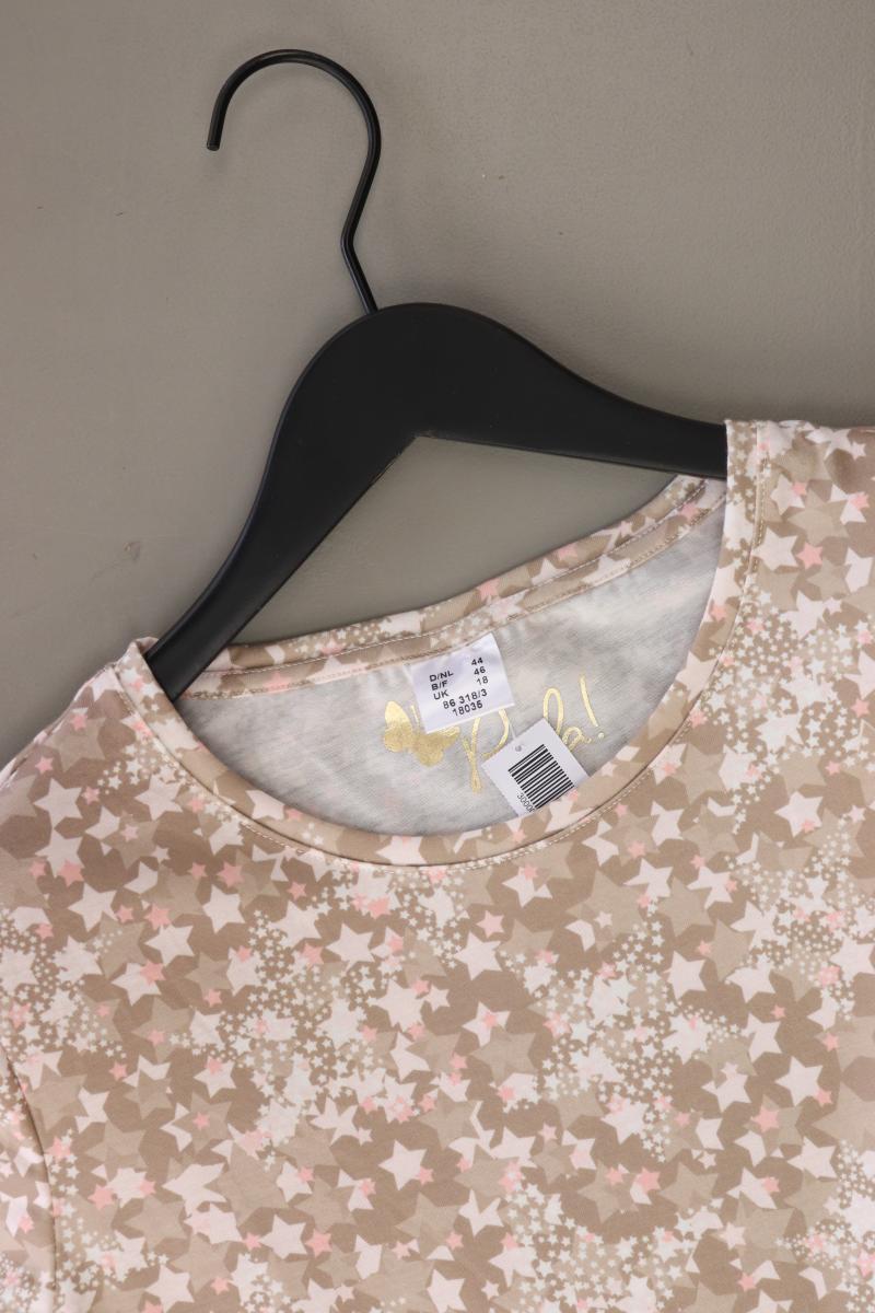 Paola Printshirt Gr. 44 Kurzarm braun aus Polyester