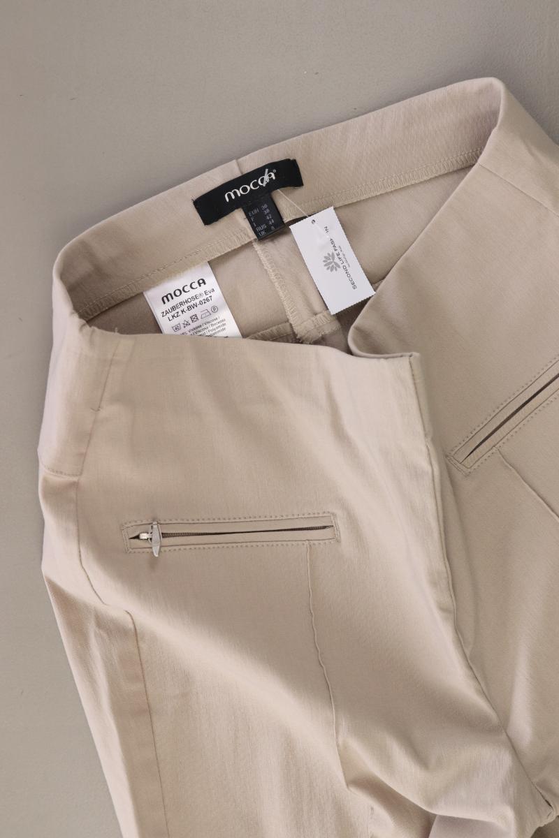 mocca Zauberhose Gr. 36 creme aus Viskose