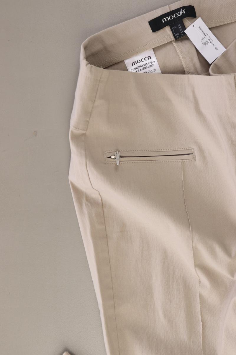 mocca Zauberhose Gr. 36 creme aus Viskose
