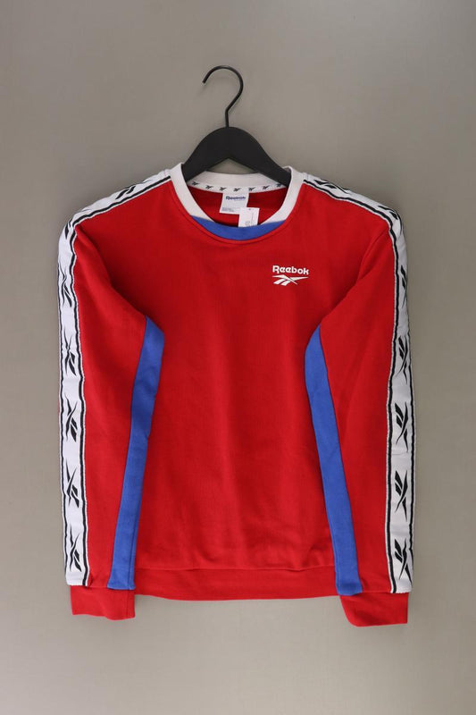 Reebok Langarmpullover Gr. XS rot aus Baumwolle