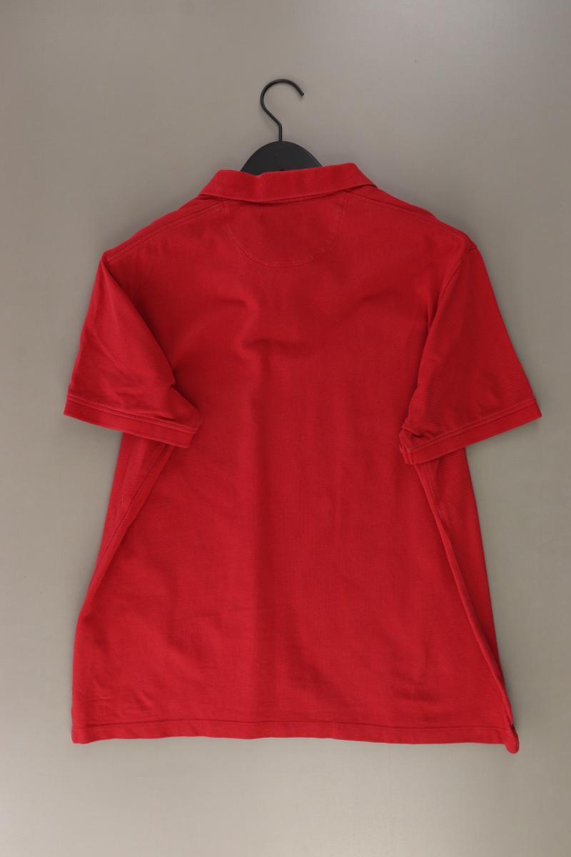 s.Oliver Poloshirt für Herren Gr. XL Kurzarm rot aus Baumwolle