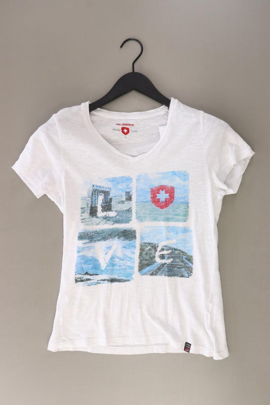 Wellensteyn Printshirt Gr. S Kurzarm weiß