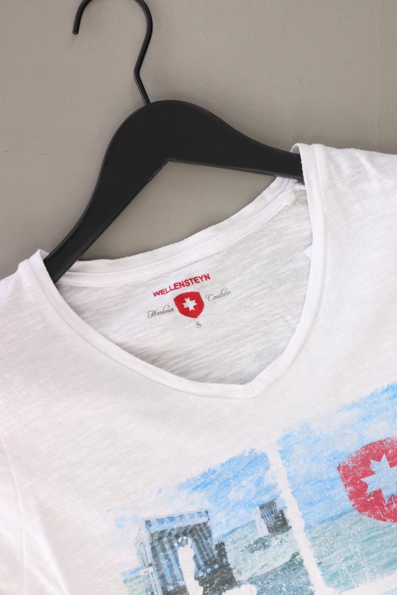 Wellensteyn Printshirt Gr. S Kurzarm weiß