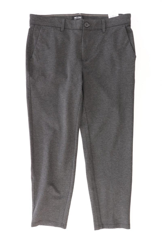 ONLY & SONS Stoffhose für Herren Gr. W32/L30 grau aus Polyester