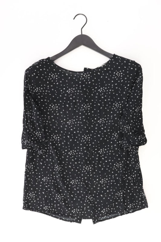 Esprit Regular Bluse Gr. 40 3/4 Ärmel schwarz aus Viskose