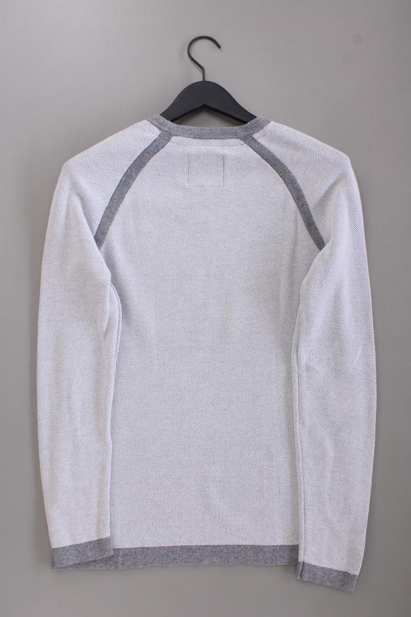 edc by Esprit Feinstrickpullover für Herren Gr. M neuwertig grau aus Baumwolle
