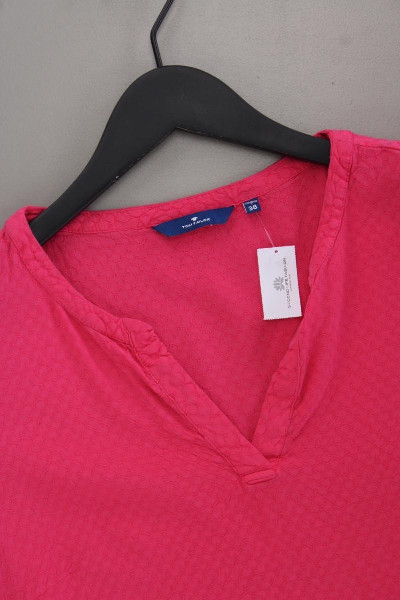 Tom Tailor Kurzarmbluse Gr. 38 pink