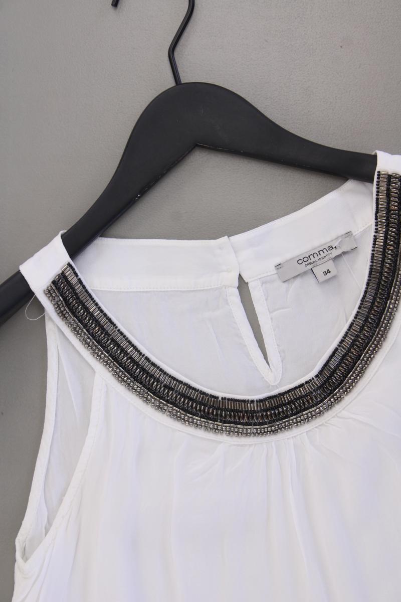 Second Hand Outfit Größe XS mit comma, Ärmellose Bluse in Gr. 34 und Armband