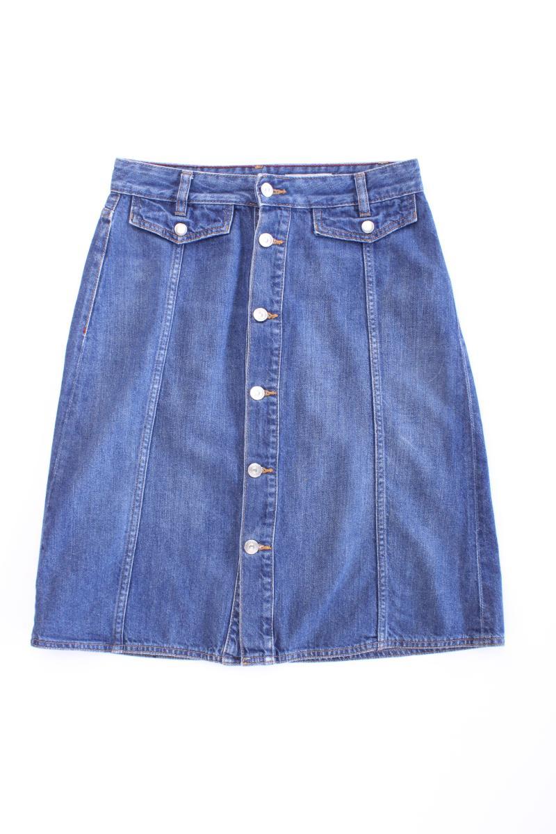 edc by Esprit Jeansrock Gr. 36 blau aus Baumwolle