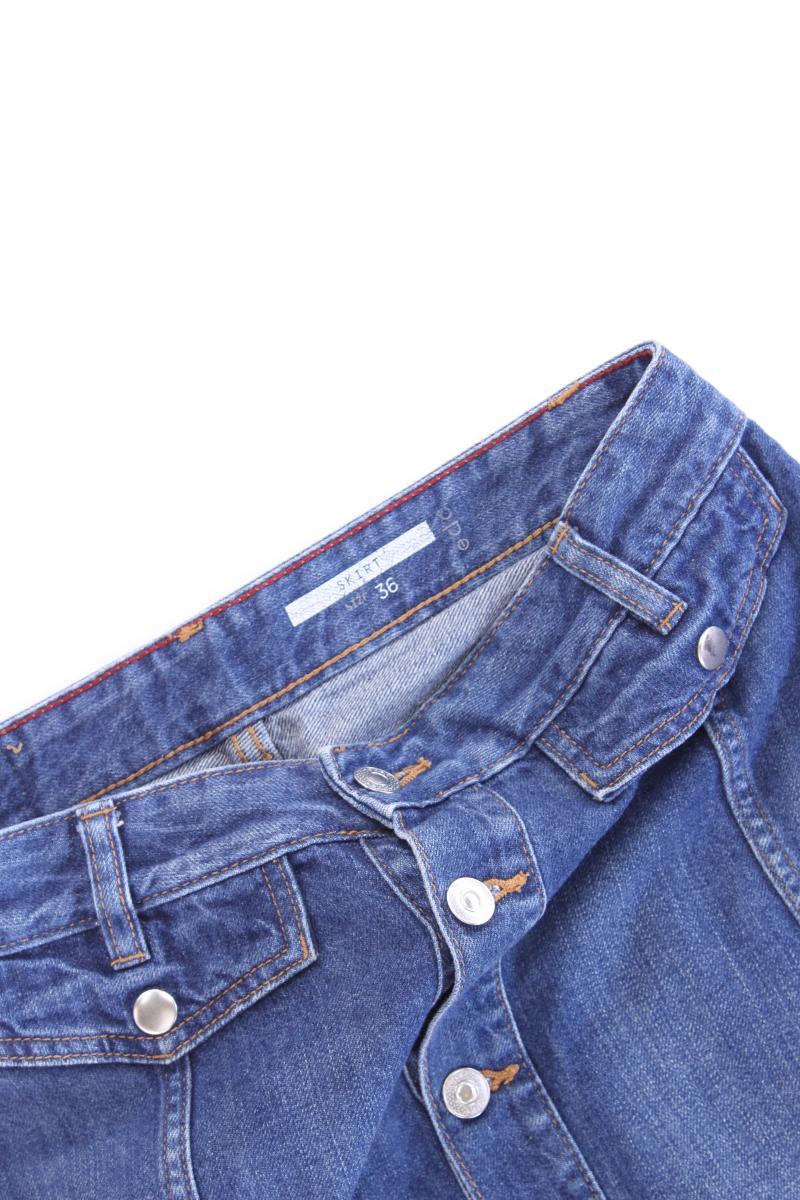 edc by Esprit Jeansrock Gr. 36 blau aus Baumwolle