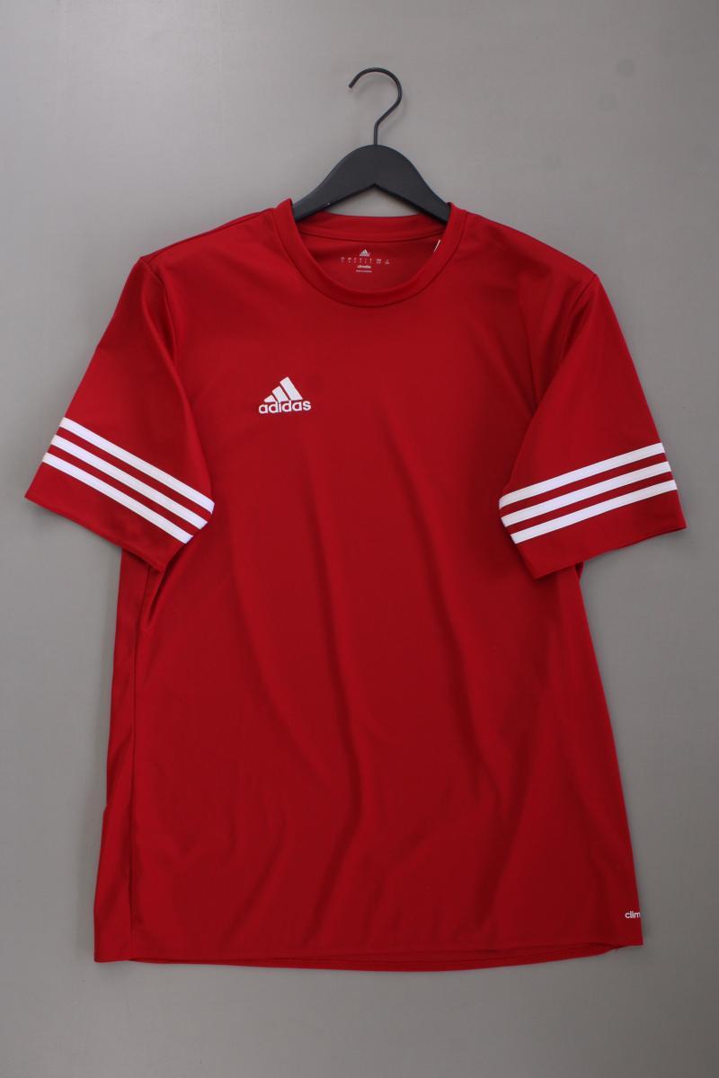 Adidas Sportshirt für Herren Gr. L neuwertig Kurzarm rot