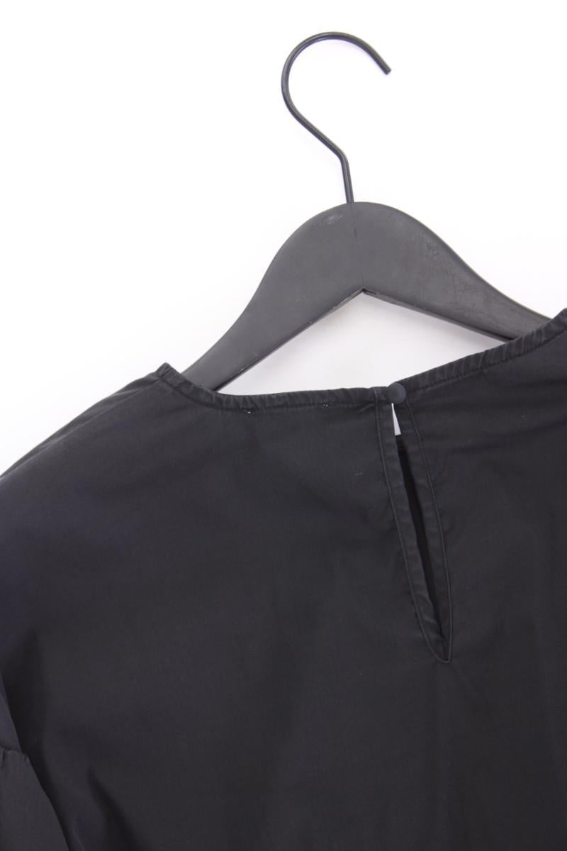 Mrs & Hugs Classic Bluse Gr. M 3/4 Ärmel schwarz aus Baumwolle