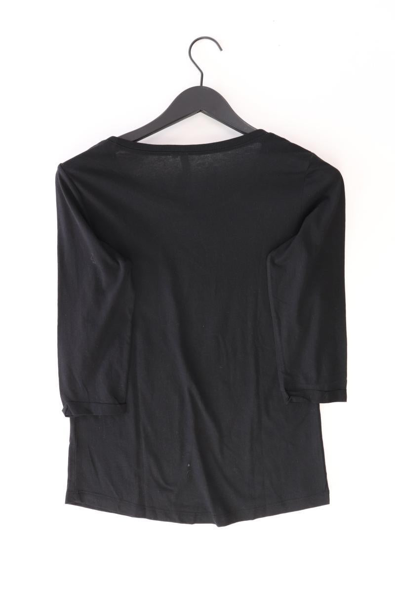 QS by s.Oliver Printshirt Gr. S 3/4 Ärmel schwarz aus Baumwolle