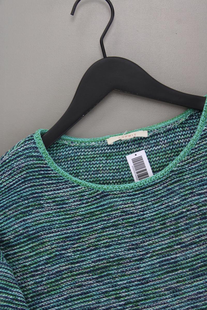 Esprit Grobstrickpullover Gr. L grün aus Baumwolle