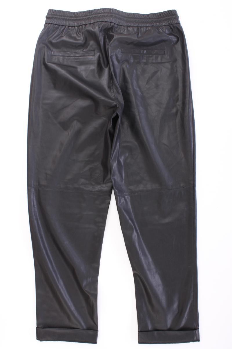 Esprit Kunstlederhose Gr. 38 neuwertig schwarz aus Polyester