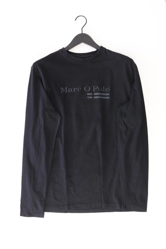 Marc O'Polo Longsleeve-Shirt für Herren Gr. XL Langarm schwarz aus Baumwolle
