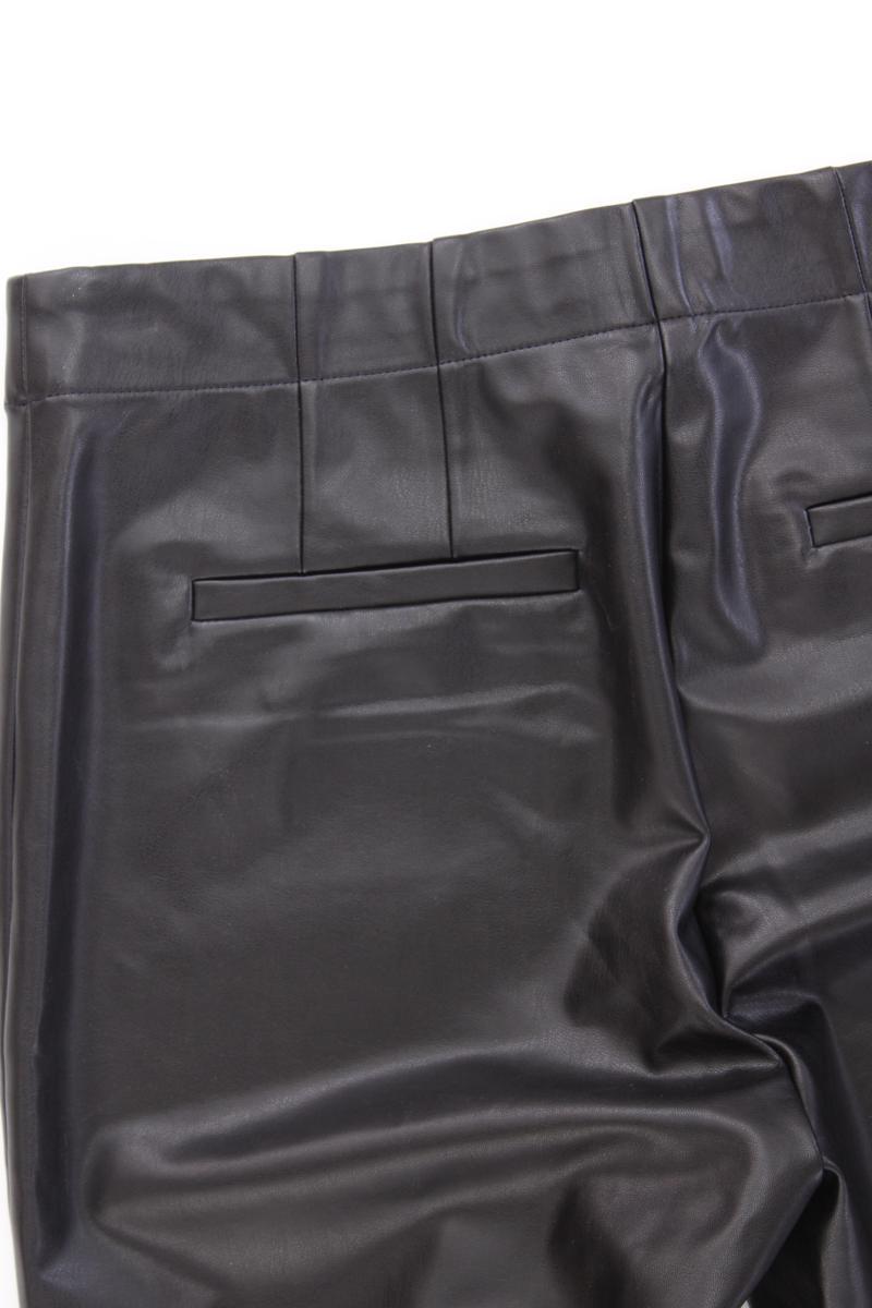 Esprit Kunstlederhose Gr. 40/L32 neuwertig schwarz aus Viskose