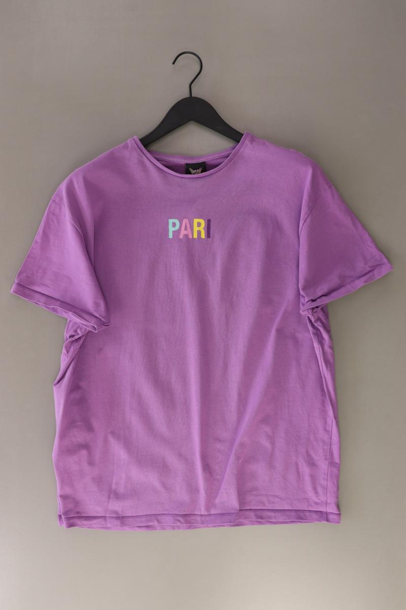 Pari Shirt Gr. M Kurzarm lila aus Baumwolle