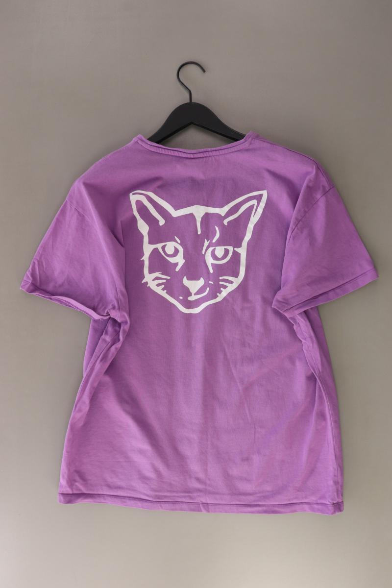 Pari Shirt Gr. M Kurzarm lila aus Baumwolle