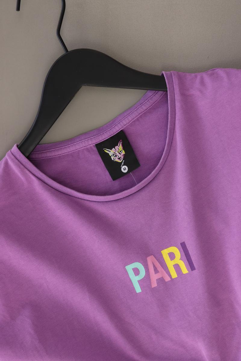 Pari Shirt Gr. M Kurzarm lila aus Baumwolle