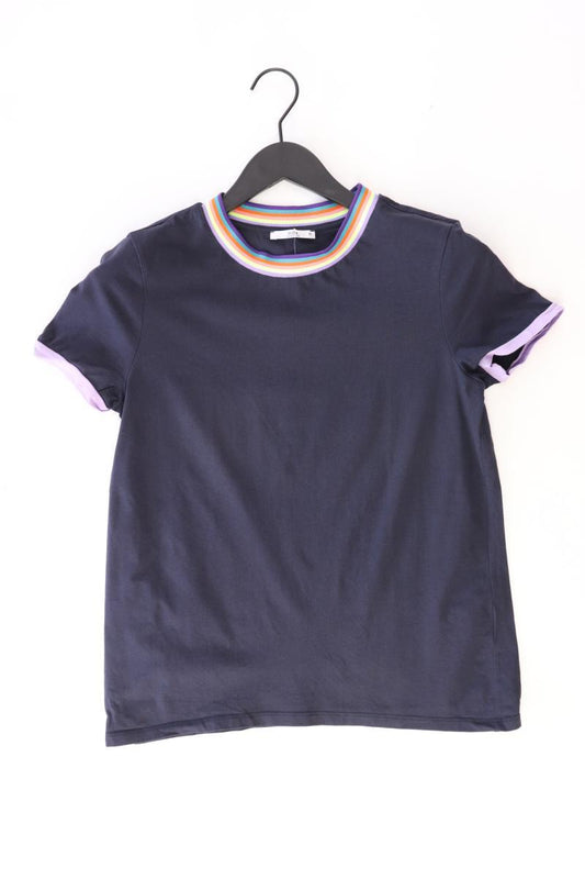 edc by Esprit T-Shirt Gr. M Kurzarm blau aus Baumwolle