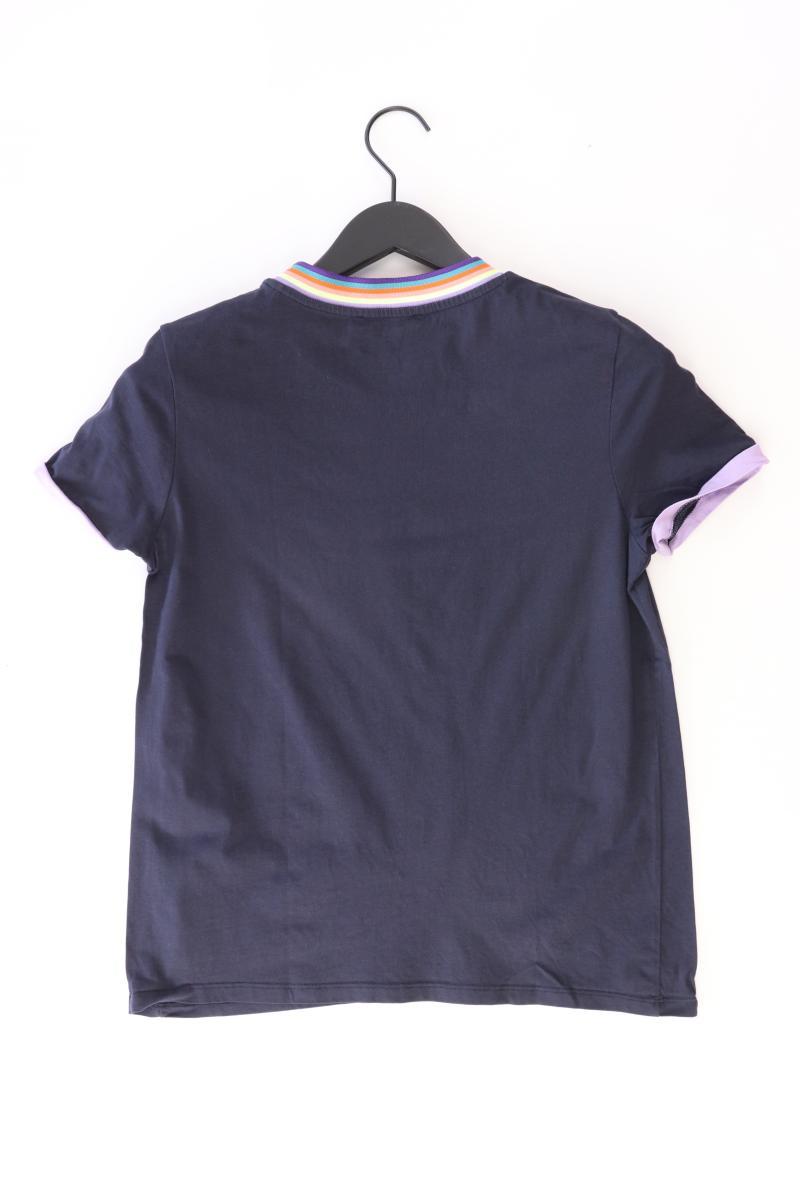 edc by Esprit T-Shirt Gr. M Kurzarm blau aus Baumwolle