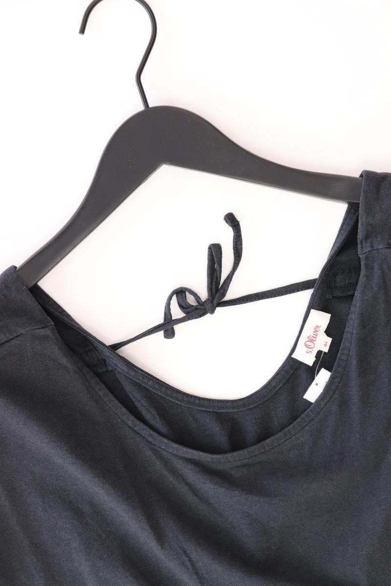 s.Oliver T-Shirt Gr. 44 Kurzarm schwarz aus Baumwolle